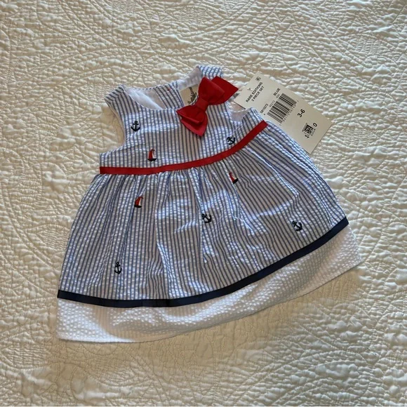 NWT Rare Editions Sailor Dress - Picture 1 of 7